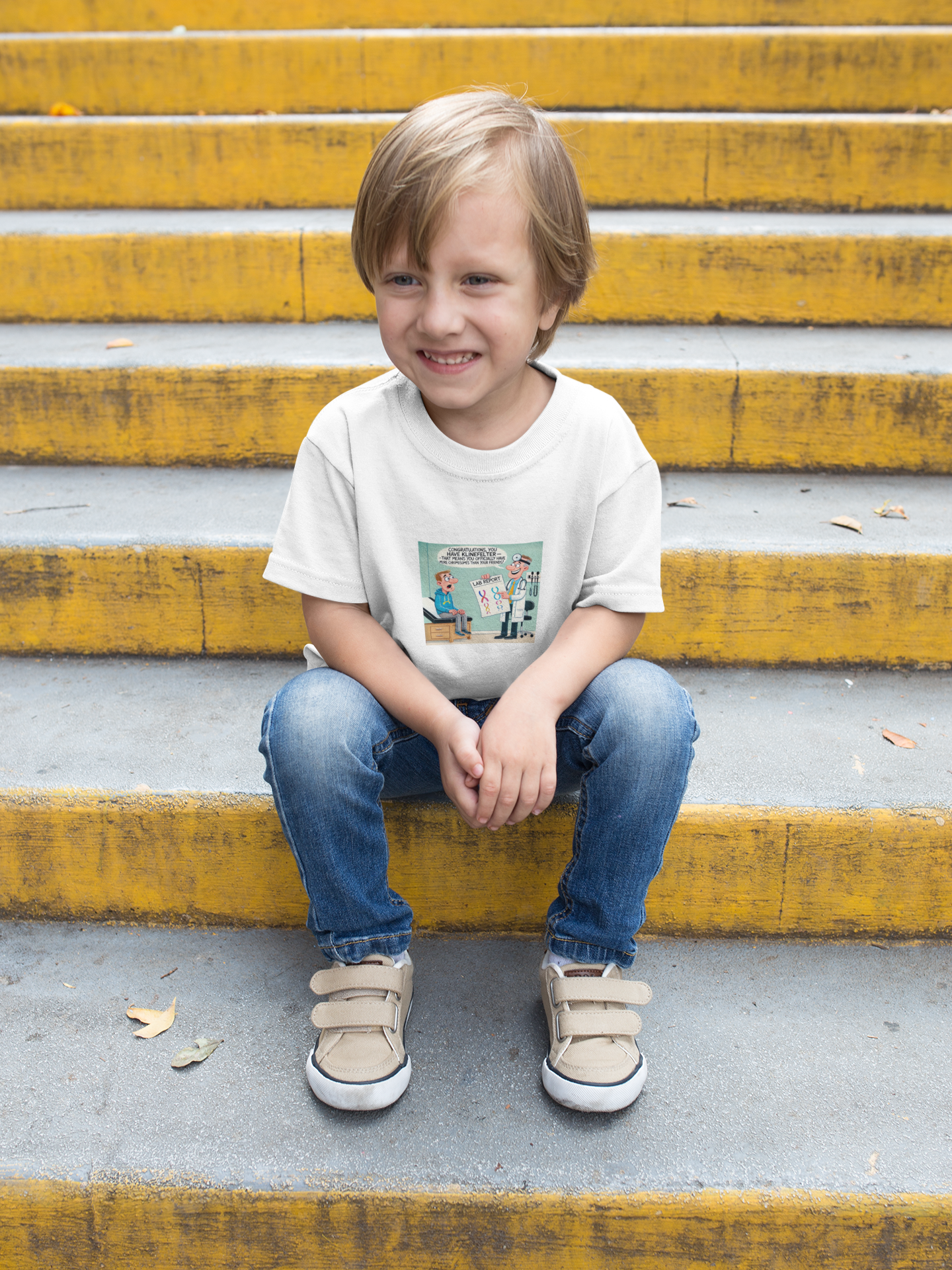 Premium Organic Shirt Kids/Boy - Klinefelter heisst ein Glückspilz zu sein