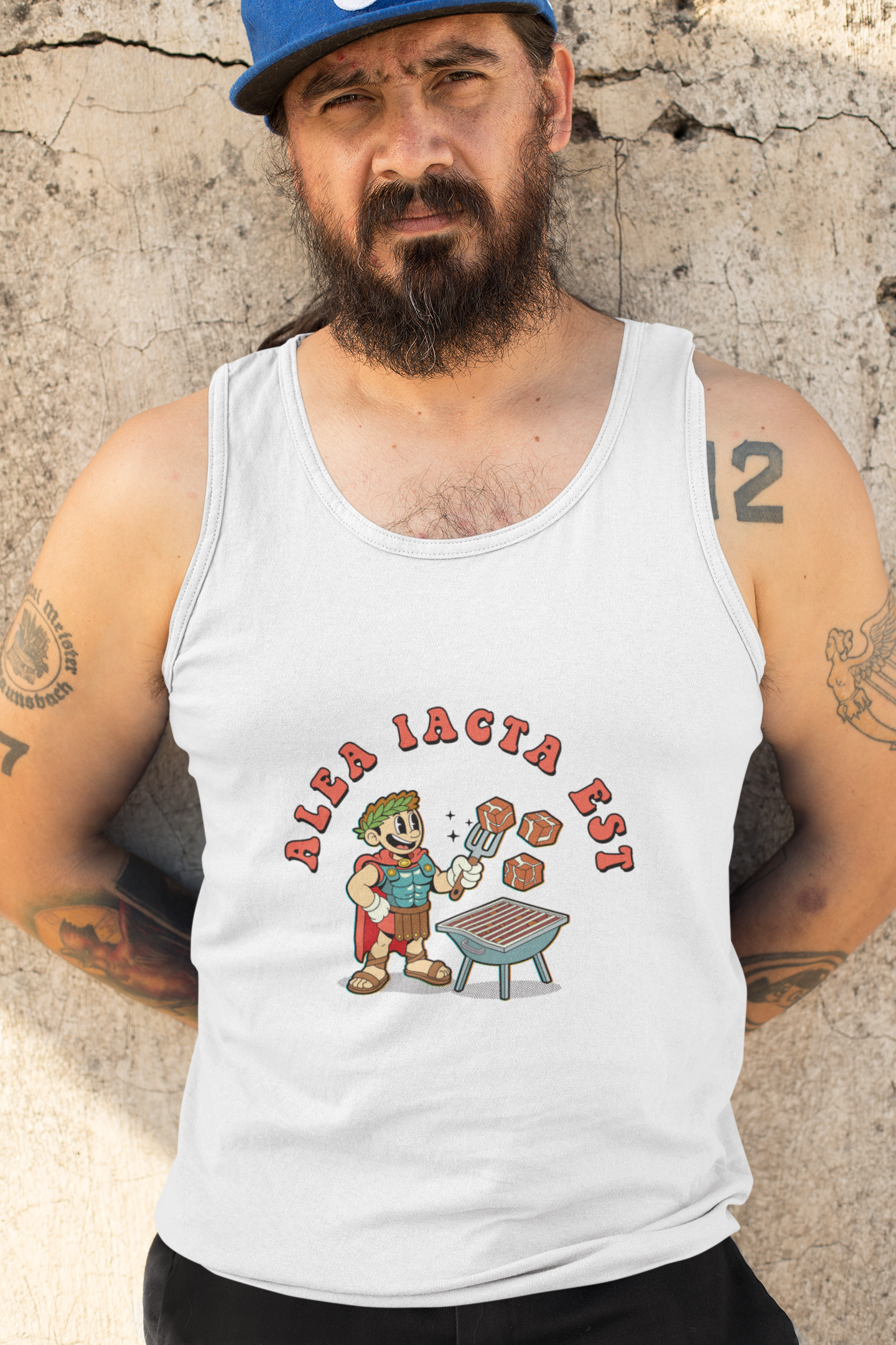 Premium Organic Tanktop - Caesar - Würfel