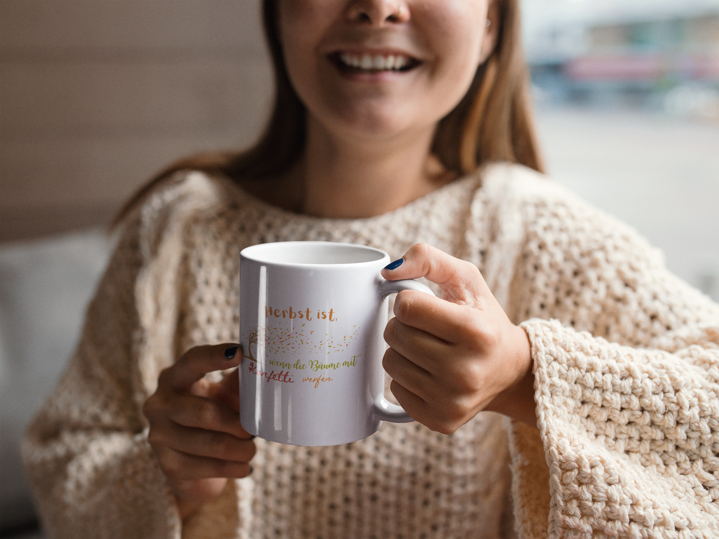Tasse - Herbstbäume
