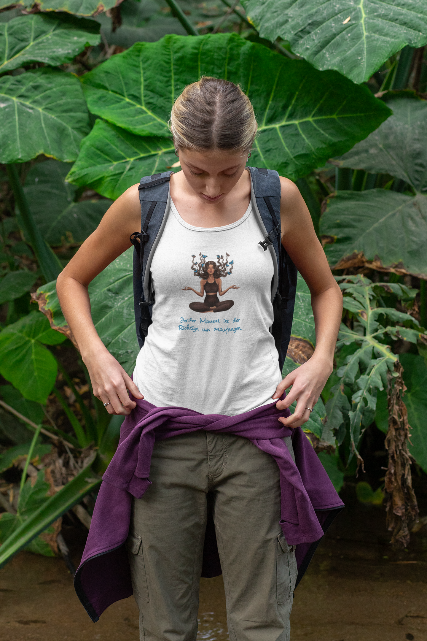 Premium Organic Tanktop Women "Jeder Moment"