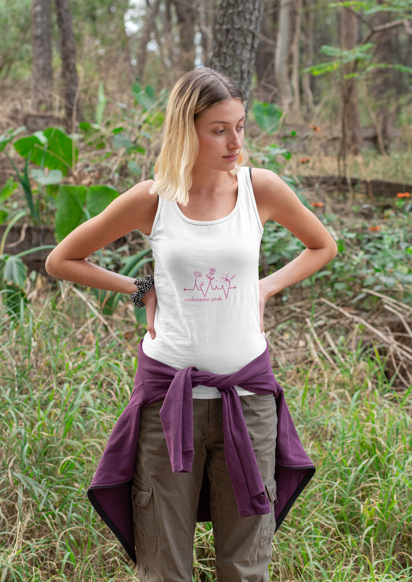 Premium Organic Tanktop Women - codename - pink